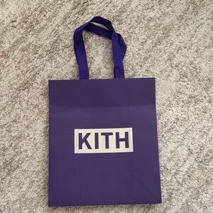 Kith Violet Shopping Bag 14X12x6” inches